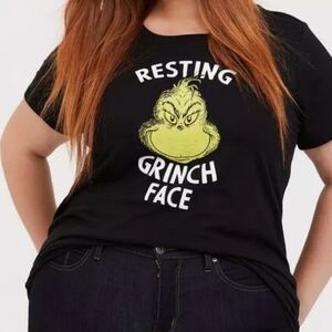 NWT Women's Unisex Dr.Seuss Grinch Funny Holiday Christmas T-Shirt SIZE XL